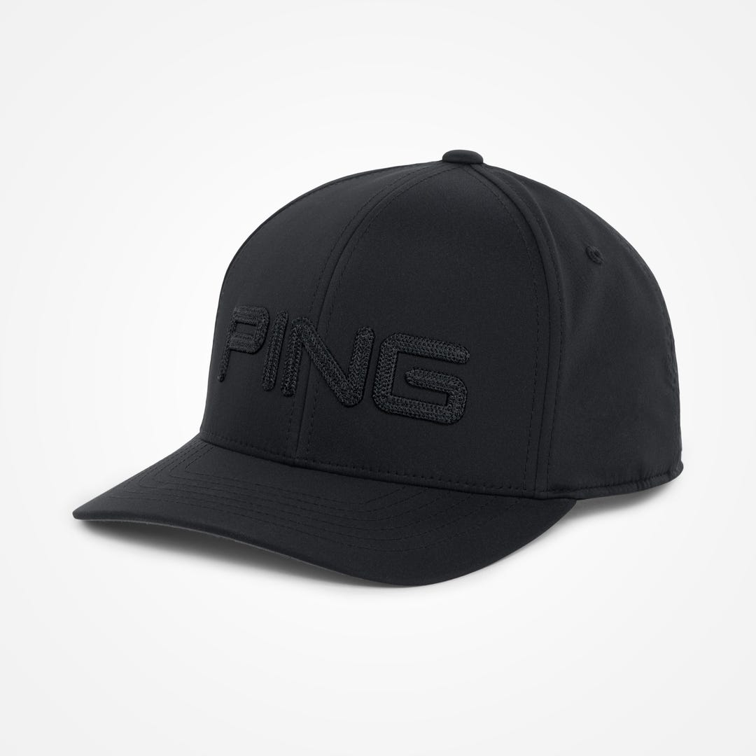 Black PING golf cap